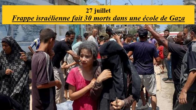 frappe sur une ecole